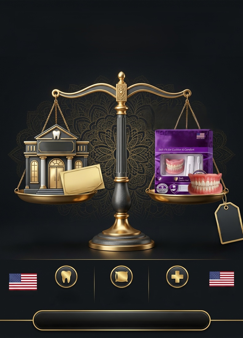 Stop hiding your teeth. Get a million dollar smile instantly. Professional set. Watch this transformation! Snap on a perfect smile in 1 second. Invisible and Natural, Corrects Misalignment