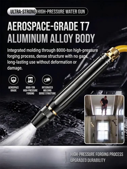 [Extra Powerful] High-Pressure Water Gun, Grease 0 sec defeat! Instantly clean in one go!