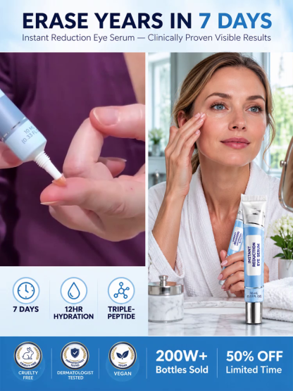 ✨⚡ Erase Years in 7 Days — Instant Firming & Visible Reduction for Under-Eye Bags!