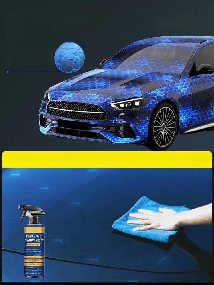 1 minute – car like new! 10 years of protection + 2nd spray free. 50% discount today – only available for a limited time!