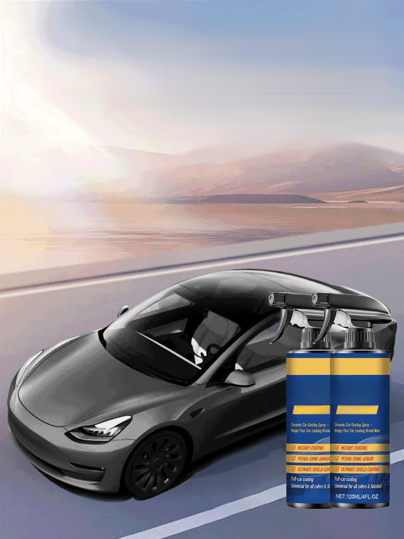 1 minute – car like new! 10 years of protection + 2nd spray free. 50% discount today – only available for a limited time!