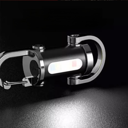 🔦 Small but extremely powerful! Power bank + high-powered flashlight + strobe alarm Our 3-in-1 pocket multi-function flashlight is the ideal companion for every adventure and emergency.