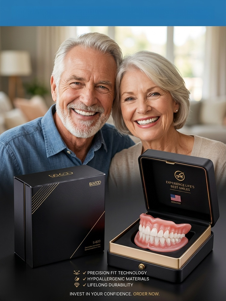 High-end custom-made full dentures, I Stopped Hiding My Smile! 😃Instant Snap-On Veneers for a Perfect Smile. No Surgery, No Pain, Just Perfect Teeth.