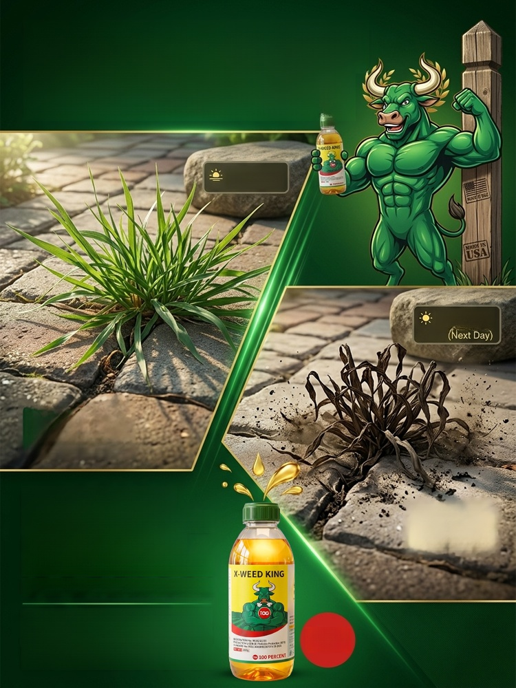 Herbicide and root rot control agent,  this product eliminates 99% of weeds down to the roots – permanently ✅!