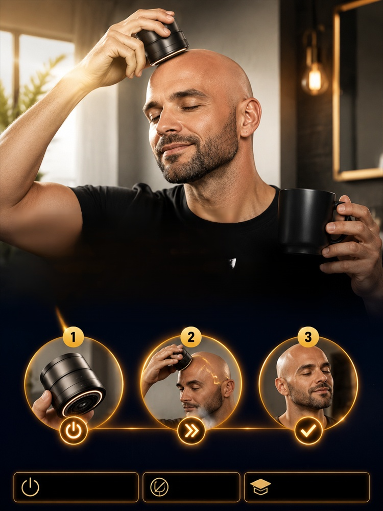 New rechargeable hair clipper and shaver, Stop Razor Bumps! 2-in-1 Head & Beard Shaver Gives Smooth Skin in 3 Mins