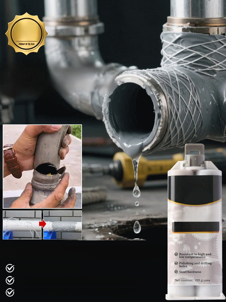 Military grade welding glue and stronger than welding, fast curing in 1 minutes📣Leak it, We Buy it! The Only Metal Adhesive with a 10-Year, No-Fail Promise