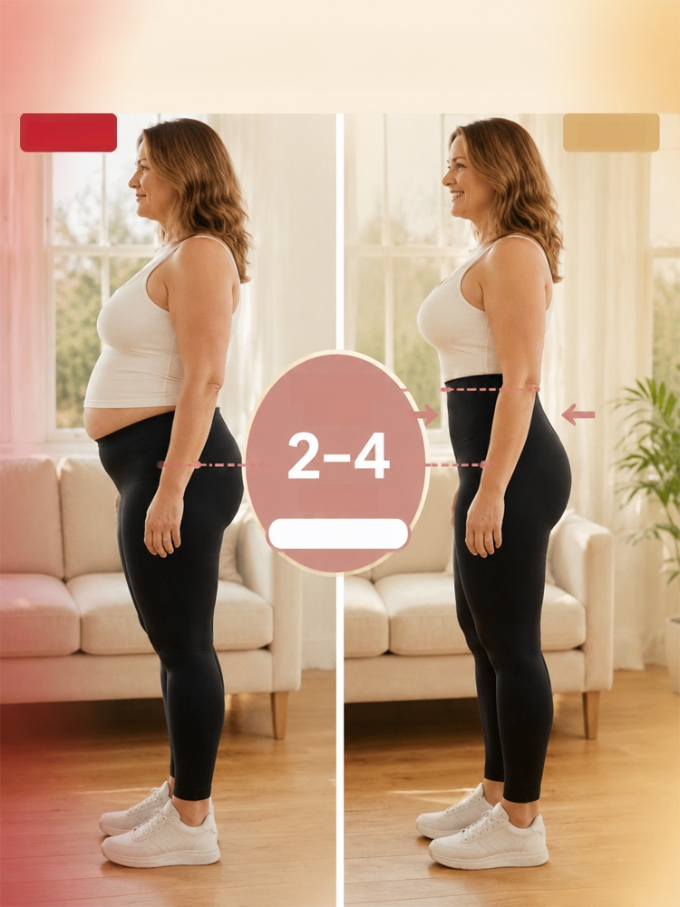 Slim Fit Tech 3D Shapewear Leggings | Say Goodbye to Bulky Layers, Visually trim 2-4 inches in 5 seconds!