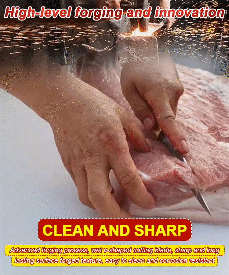 Sold 31,800 units in 3 days Hand forged meat knife cuts meat like tofu