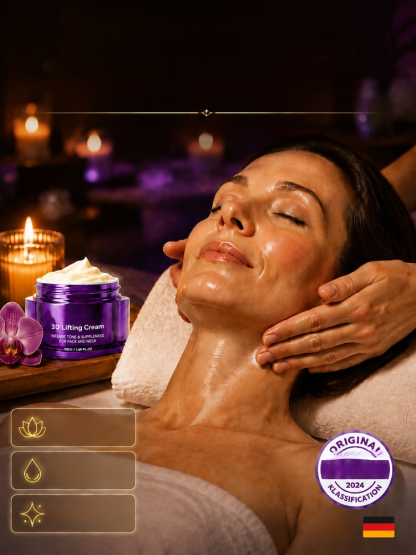 German Advanced 3D Firming & Lifting Cream, 28 Days to a Defined Jawline, -44.3% Reduction in Wrinkle Depth