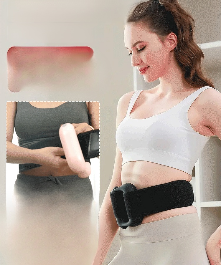 [Magic tool for slimming belly] High-frequency vibration fascia ring,  Targets belly fat with powerful vibration💥 360° massage for firming and toning the waist👙