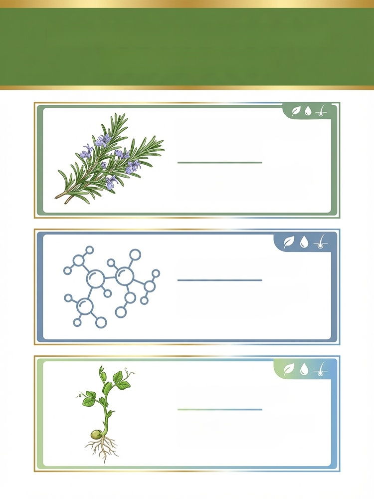 Thick, Full Hair. One Roll Away! Activate dormant follicles. Get thicker, fuller hair with our Rosemary Roller.