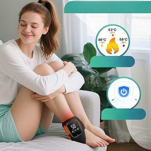 🔥👣 Say Goodbye to Ankle Pain with Our Heated Ankle Massager! 👣Step into comfort and regain your active lifestyle🔥