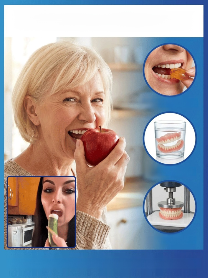 Light up your smile! Proper custom dentures for total confidence. Natural look & fit. 