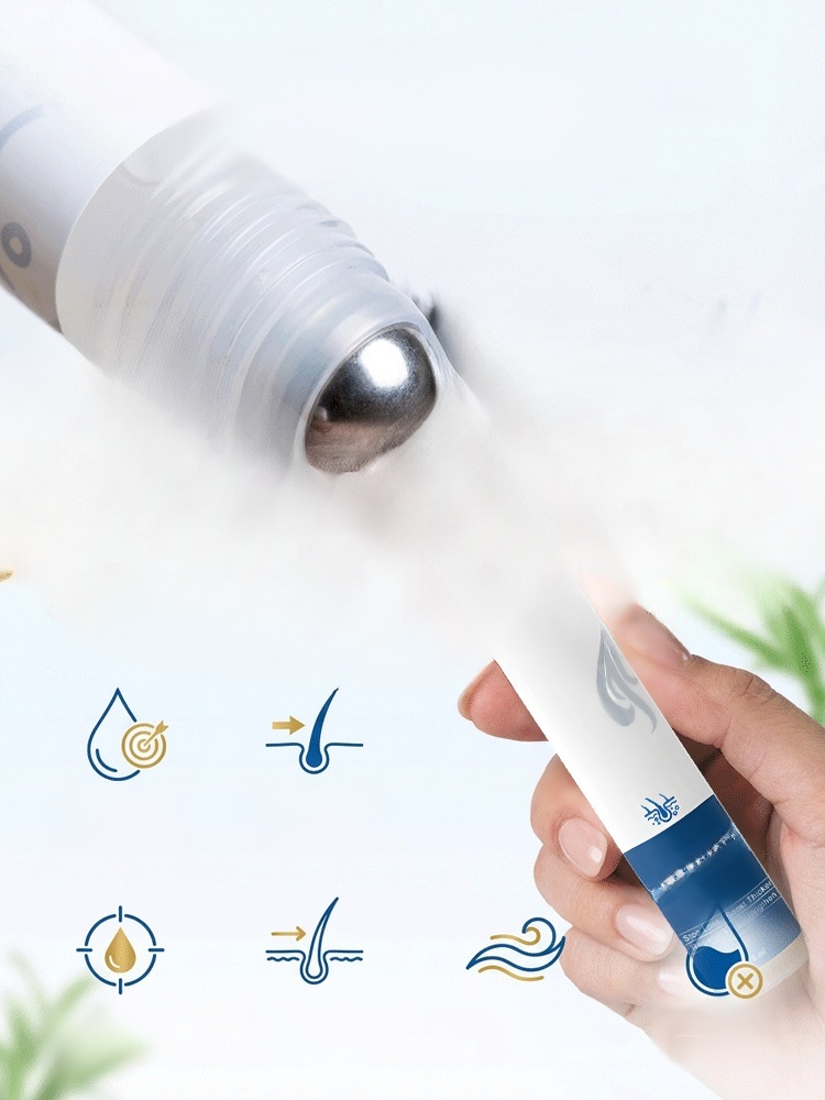 Thick, Full Hair. One Roll Away! Activate dormant follicles. Get thicker, fuller hair with our Rosemary Roller.