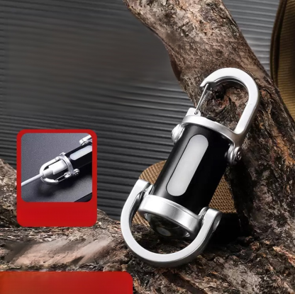 🔦 Small but extremely powerful! Power bank + high-powered flashlight + strobe alarm Our 3-in-1 pocket multi-function flashlight is the ideal companion for every adventure and emergency.