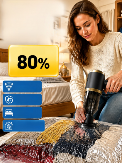 Portable Car Vacuum Cleaner with Suction & Blowing, Buy One Get Seven Free, Factory Direct 50% OFF + 10-Year Warranty!