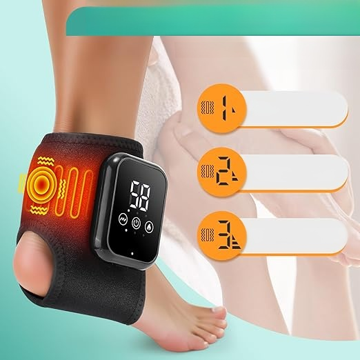 🔥👣 Say Goodbye to Ankle Pain with Our Heated Ankle Massager! 👣Step into comfort and regain your active lifestyle🔥