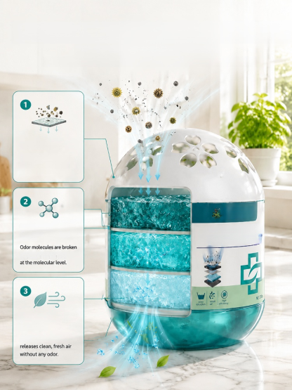 [Baby & Mom Safe Purification] Whole-House Dust Buster Smart Vacuum Cube, 99.97% filter efficiency: Baby-safe protection.