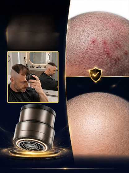 New rechargeable hair clipper and shaver, Stop Razor Bumps! 2-in-1 Head & Beard Shaver Gives Smooth Skin in 3 Mins