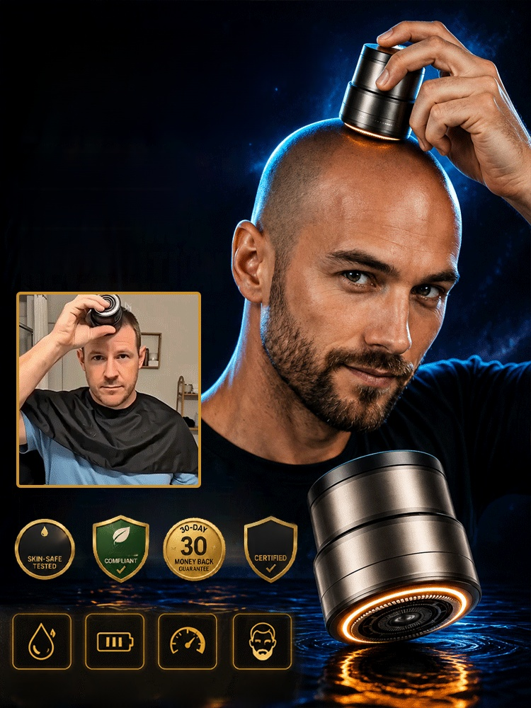 New rechargeable hair clipper and shaver, Stop Razor Bumps! 2-in-1 Head & Beard Shaver Gives Smooth Skin in 3 Mins
