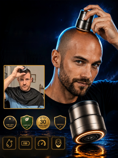 New rechargeable hair clipper and shaver, Stop Razor Bumps! 2-in-1 Head & Beard Shaver Gives Smooth Skin in 3 Mins