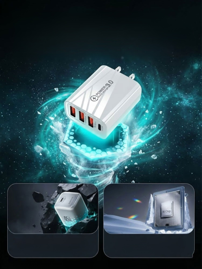 [Extends Battery Life] Multi-port Universal Charger, AI cooling tech: No more throttling. End planned obsolescence. Last 3 years longer.