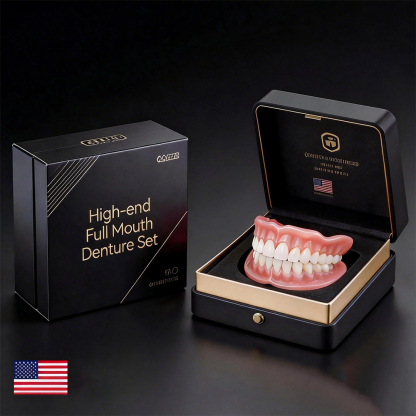 High-end custom-made full dentures, I Stopped Hiding My Smile! 😃Instant Snap-On Veneers for a Perfect Smile. No Surgery, No Pain, Just Perfect Teeth.