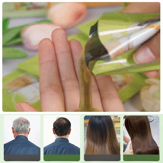 🔥Hot selling upgrade! ! Plant extract hair dye ✅0 additives, 0 color difference ✅You can dye or cover gray hair at home.✅Plant extraction, dyeing and care two-in-one.