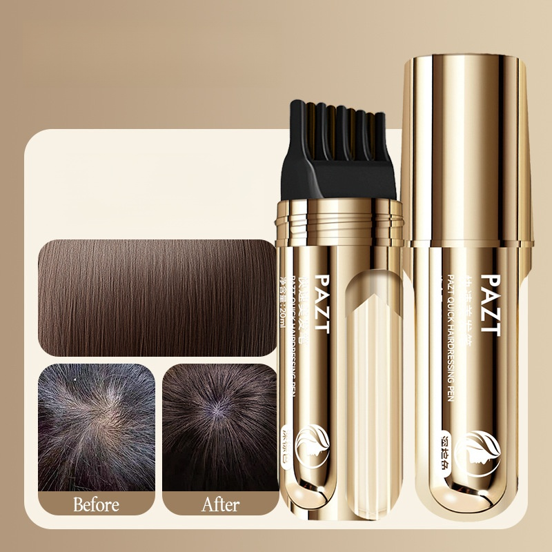 [Cover gray hair in three seconds] Quick hair styling pen