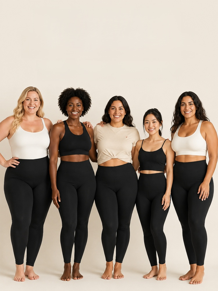 Slim Fit Tech 3D Shapewear Leggings | Say Goodbye to Bulky Layers, Visually trim 2-4 inches in 5 seconds!