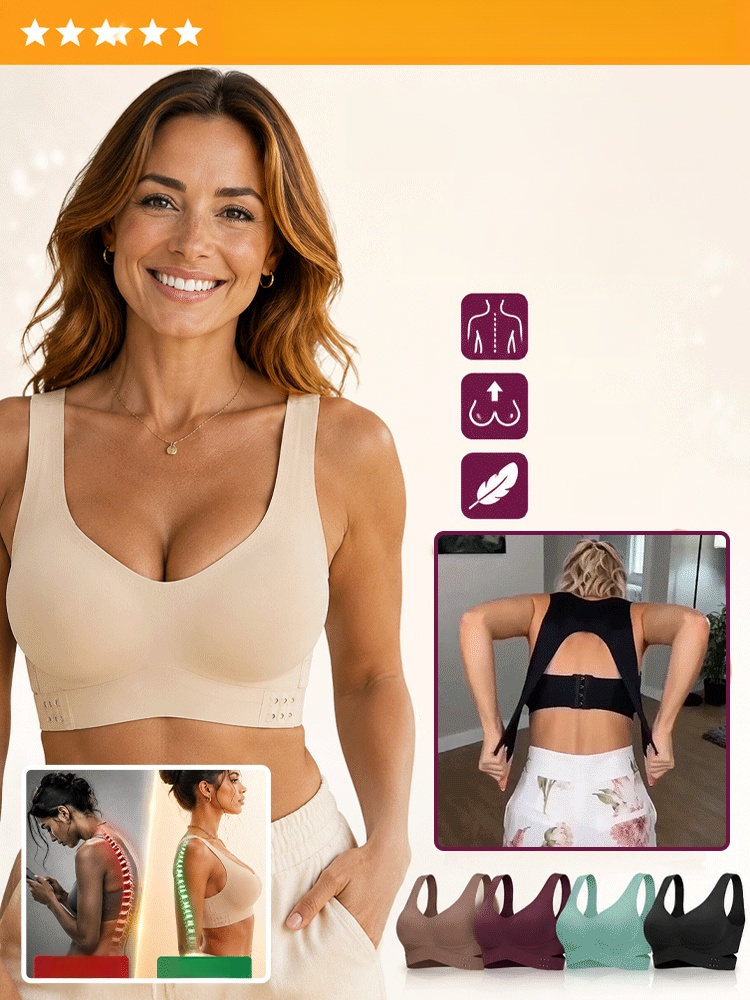 [Instant Posture Correction] Perfect Posture Wire-Free Bra, Instantly pull shoulders back and fix hunchback!