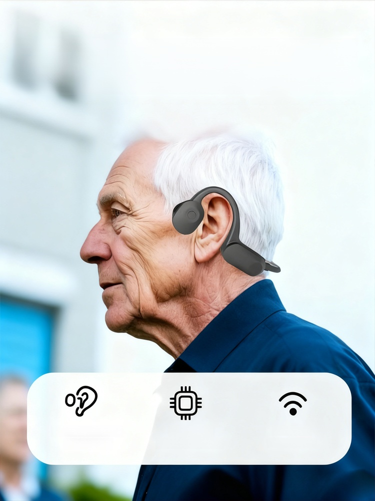 Intelligent AI audio transmission black technology hearing aid headphones【Hear Every Beautiful Moment】