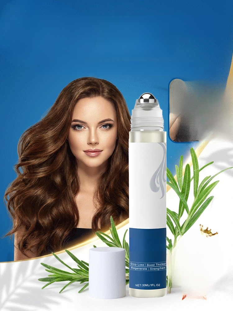 Thick, Full Hair. One Roll Away! Activate dormant follicles. Get thicker, fuller hair with our Rosemary Roller.