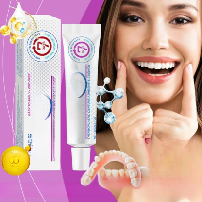 【Food Grade】Thermoplastic Denture Adhesive, Never Worry About Loose Teeth Again! The Medical-Grade Bond That Holds All Day Long.
