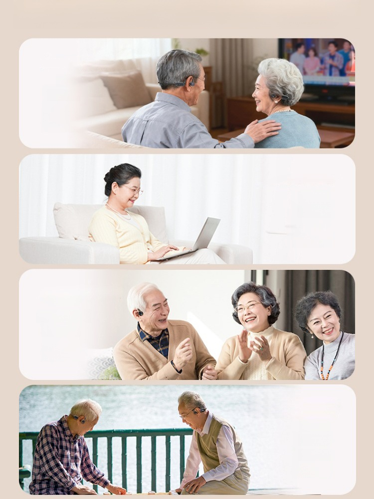 Intelligent AI audio transmission black technology hearing aid headphones【Hear Every Beautiful Moment】