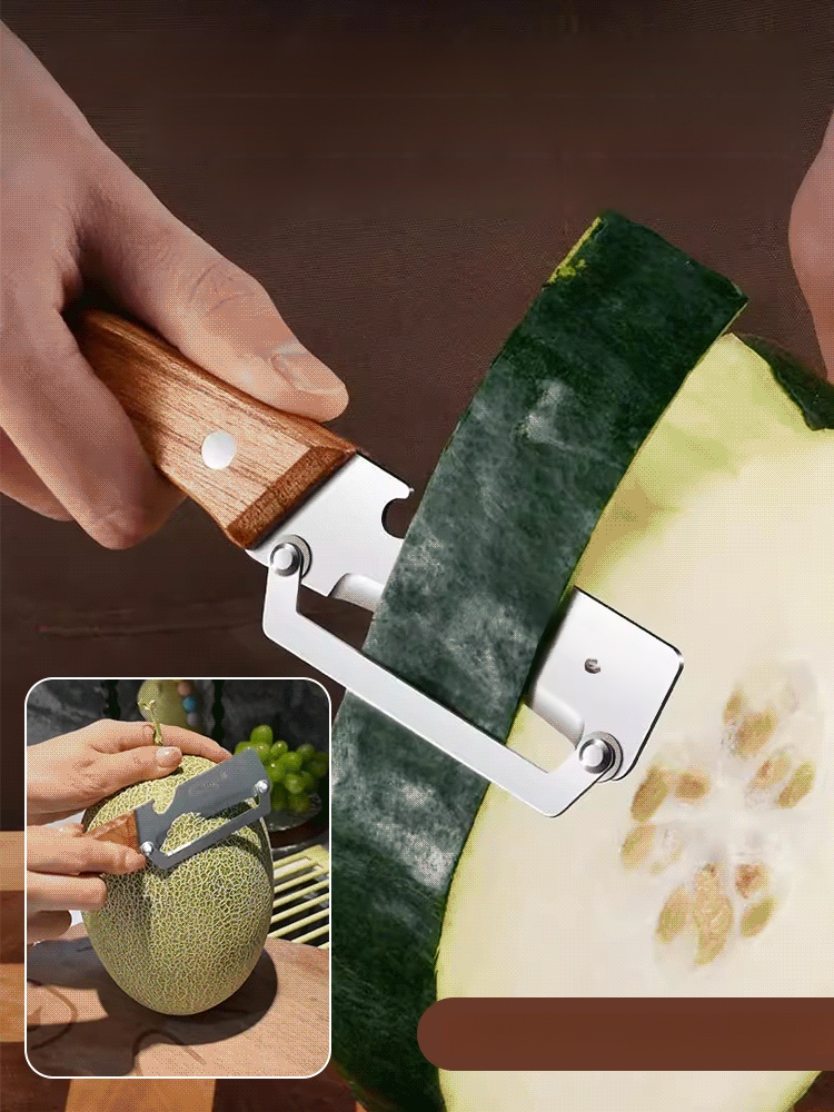 🍏 Efficient peeling, effortless cooking! This large, multi-purpose stainless steel peeler makes quick work of a variety of fruits and vegetables. 