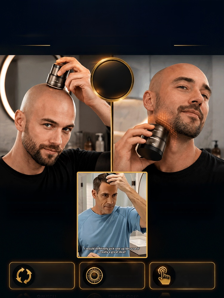 New rechargeable hair clipper and shaver, Stop Razor Bumps! 2-in-1 Head & Beard Shaver Gives Smooth Skin in 3 Mins