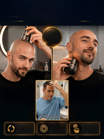 New rechargeable hair clipper and shaver, Stop Razor Bumps! 2-in-1 Head & Beard Shaver Gives Smooth Skin in 3 Mins