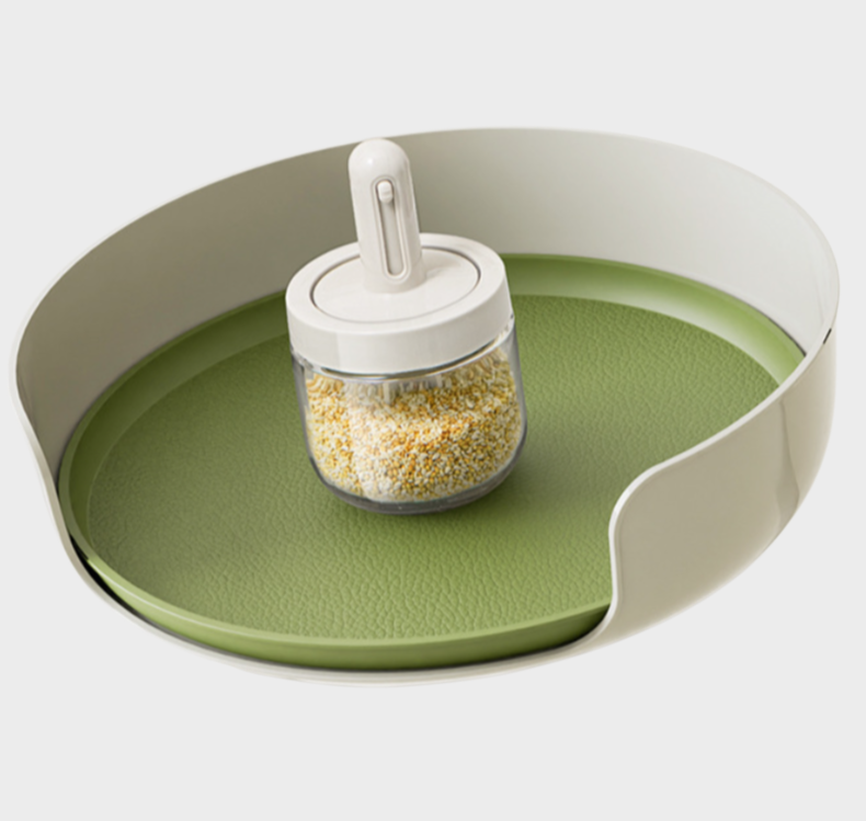 Multifunctional household rotating storage rack