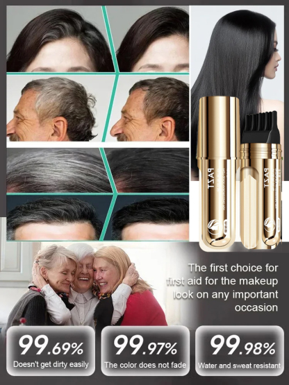 [Cover gray hair in three seconds] Quick hair styling pen