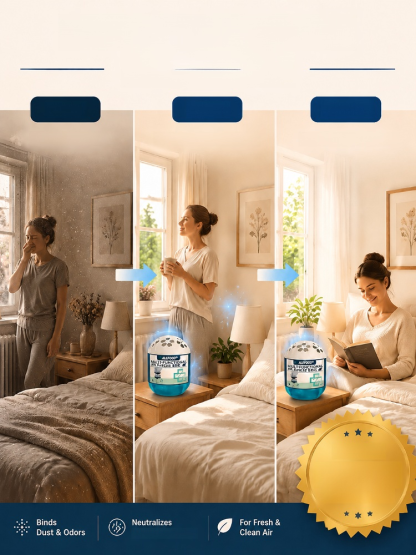 [Baby & Mom Safe Purification] Whole-House Dust Buster Smart Vacuum Cube, 99.97% filter efficiency: Baby-safe protection.
