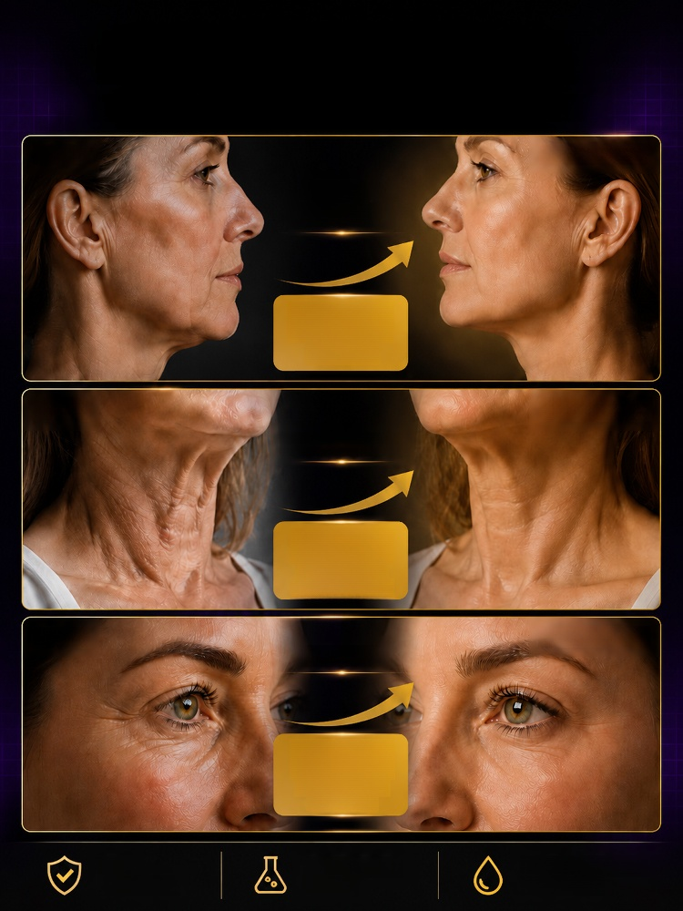 German Advanced 3D Firming & Lifting Cream, 28 Days to a Defined Jawline, -44.3% Reduction in Wrinkle Depth