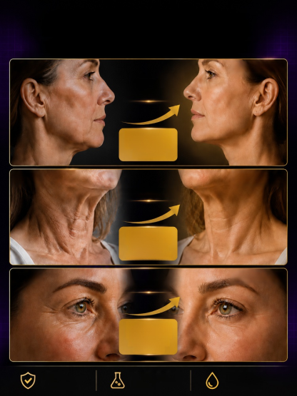 German Advanced 3D Firming & Lifting Cream, 28 Days to a Defined Jawline, -44.3% Reduction in Wrinkle Depth