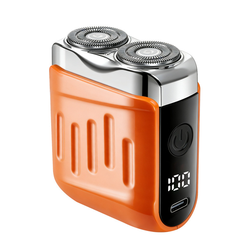 Electric shaver, German precision technology prevents hair pulling. 9000 RPM motor and 36 blades deliver a clean shave in 60s.