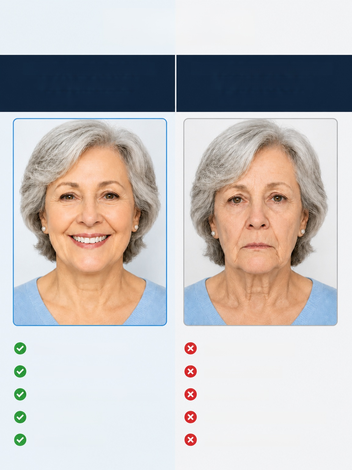 [Comfortable to Wear All Day] Premium Full Denture Set, Trusted by 10,000+ Users. Natural & Youthful Smile!