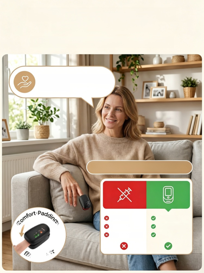 [99% Accuracy] Finger-Clip Pulse Oximeter, Results in 3 seconds, 99.9% accuracy, large, clear screen, simple and easy to use.