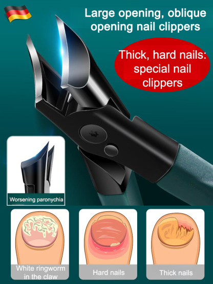 Easily trim ingrown t💥Nail clipping is no longer a pain! This 3-piece anti-splash nipper set is the ultimate tool I'll keep using! 🔸 Wide-opening design: The wide opening accommodates thick and tough nails, provides a firm grip, and makes cutting easy. 