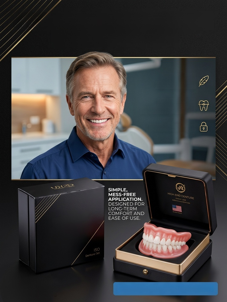 High-end custom-made full dentures, I Stopped Hiding My Smile! 😃Instant Snap-On Veneers for a Perfect Smile. No Surgery, No Pain, Just Perfect Teeth.