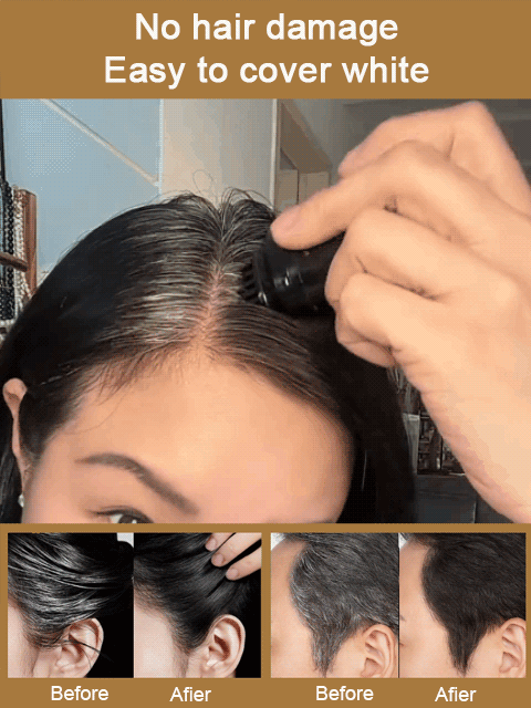 [Cover gray hair in three seconds] Quick hair styling pen
