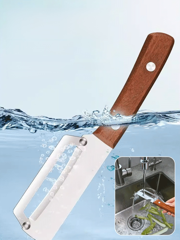 🍏 Efficient peeling, effortless cooking! This large, multi-purpose stainless steel peeler makes quick work of a variety of fruits and vegetables. 